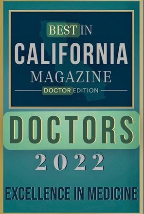 Best in California Magazine, Doctors 2022, Excellence in Medicine